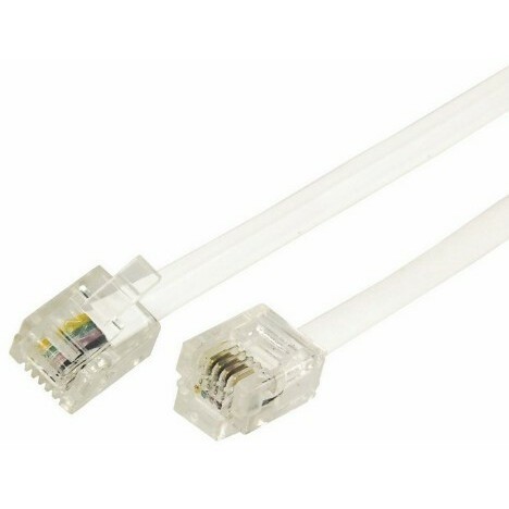 Кабель телефонный 6p4c, 7м, Rexant 18-3071