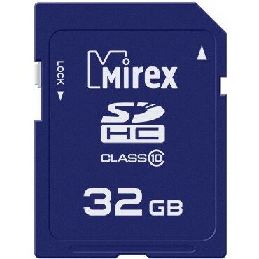 Карта памяти 32Gb SD Mirex (13611-SD10CD32)