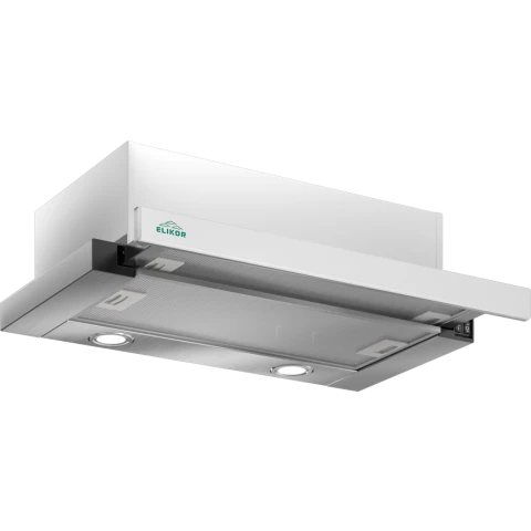 Вытяжка Elikor Интегра Glass 50Н-400-В2Д Stainless Steel/Glass White