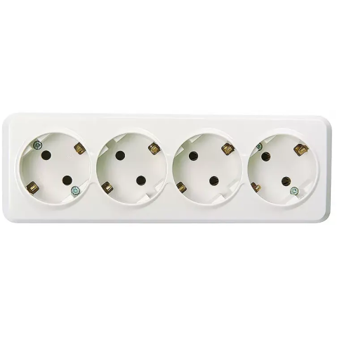 Электрическая розетка SmartBuy SBE-03w-16-S4-Z