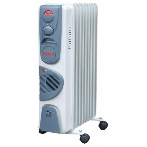 Масляный радиатор Ресанта ОМ-9НВ 2400W White