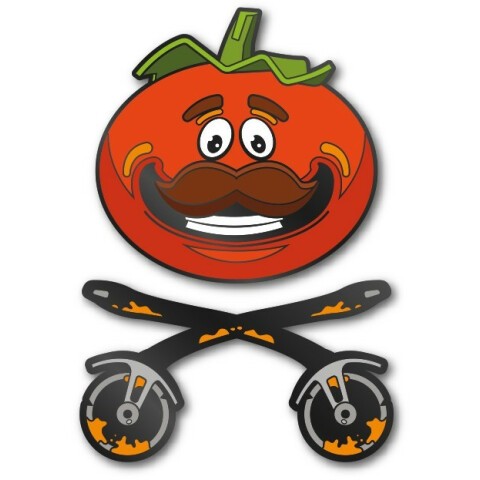 Значок Numskull Pin Kings Fortnite 1.2 Tomatohead - набор из 2 шт