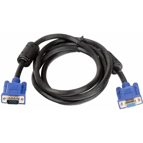 Кабель удлинительный VGA (M) - VGA (F), 1.8м, VCOM VVG6460-1.8M