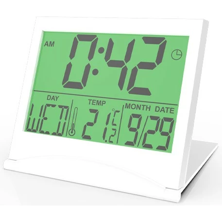 Часы-будильник Ritmix CAT-042 White