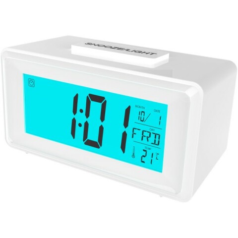 Часы-будильник Ritmix CAT-101 White