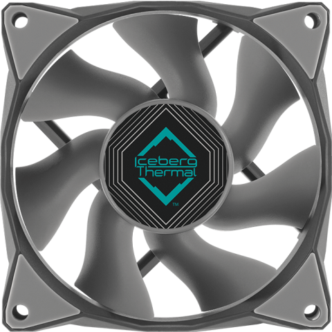 Вентилятор для корпуса Iceberg Thermal IceGALE Xtra 80mm Grey