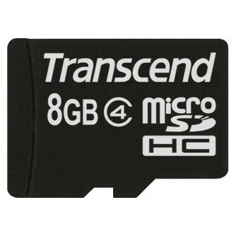 Карта памяти 8Gb MicroSD Transcend (TS8GUSDC4)