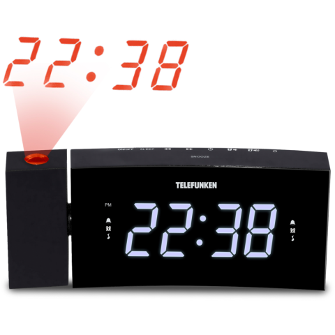 Радиобудильник Telefunken TF-1568U Black