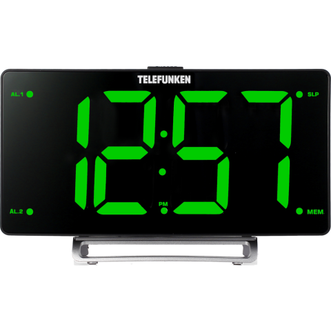 Радиобудильник Telefunken TF-1711U Black/Green