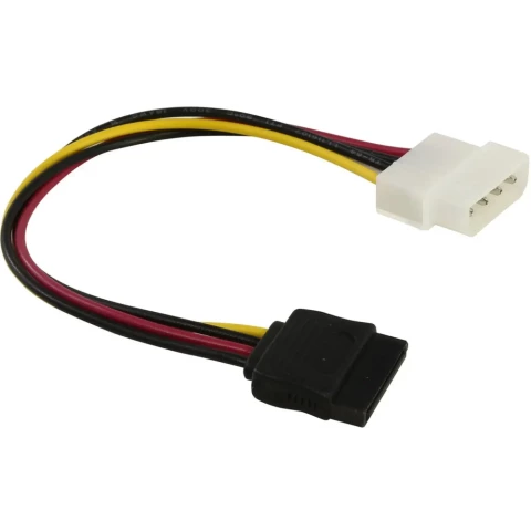 Переходник Molex - SATA, 0.15м, Bion BXP-SATA-PS-15CM