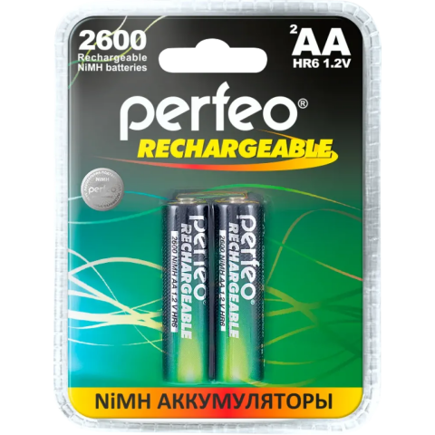 Аккумулятор Perfeo AA2600mAh/2BL (2 шт)