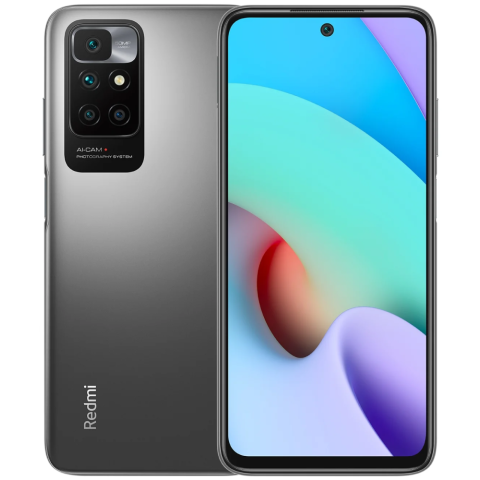 Смартфон Xiaomi Redmi 10 2022 4/128Gb Carbon Grey