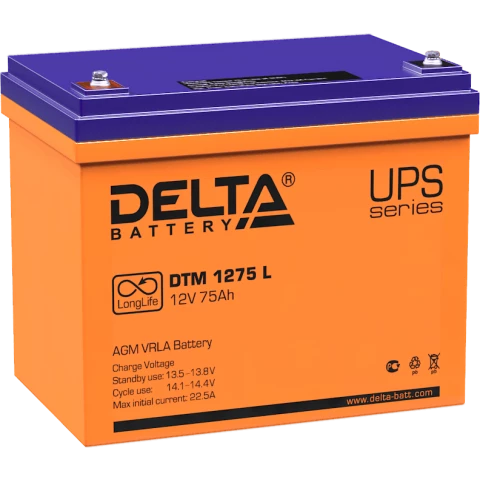Аккумуляторная батарея Delta DTM1275L