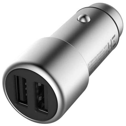 Автомобильное зарядное устройство Xiaomi ZMI Car Charger QC 3.0 Silver