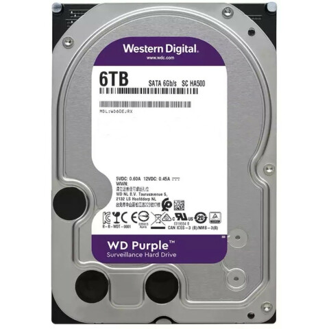 Жёсткий диск 6Tb SATA-III WD Purple (WD60EJRX)