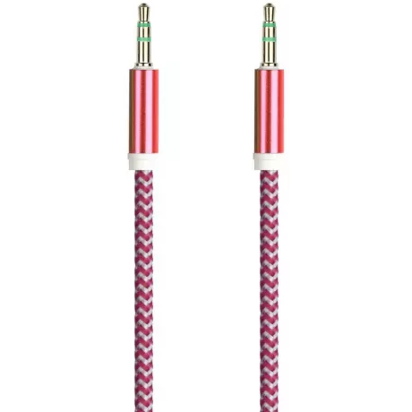 Кабель 3.5 Jack (M) - 3.5 Jack (M), 1м, Smartbuy A-35-35box red