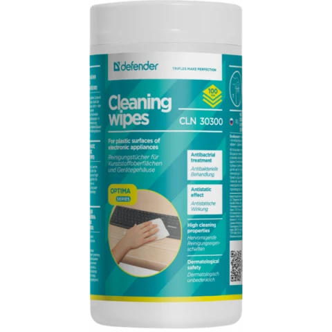 Салфетки Defender CLN 30300 универсальные , 100шт