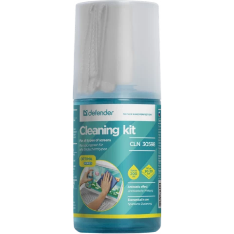 Спрей для чистки Defender CLN 30598 экранов, 200мл