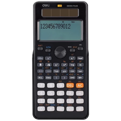 Калькулятор Deli ED82ES Black