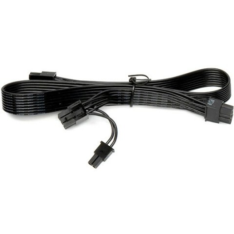 Кабель питания видеокарт от БП PCI-E 6+2 pin, 0.5м, DeepCool DQ-M-V2L