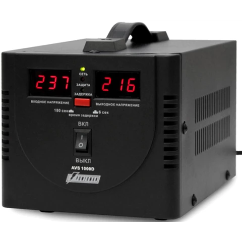 Стабилизатор напряжения Powerman AVS 1000D Black