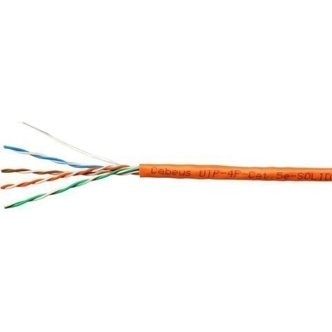 Бухта Cabeus UTP-4P-CAT.5E-SOLID-LSZH-LIGHT, 305м