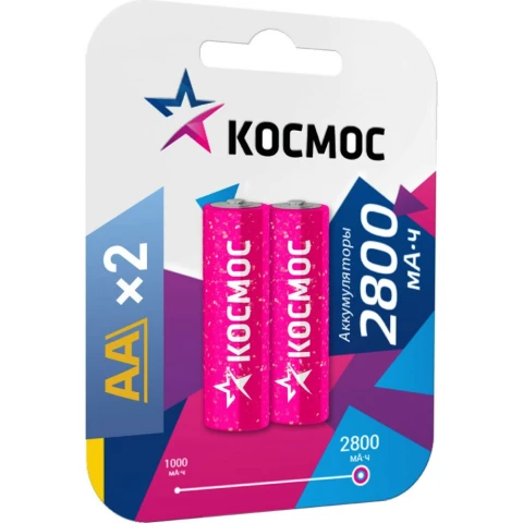 Аккумулятор КОСМОС R6 (AA, 2800 mAh, 2 шт.)