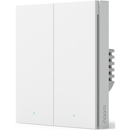 Умный выключатель Aqara Wall Switch H1 Double Rocker (No neutral)