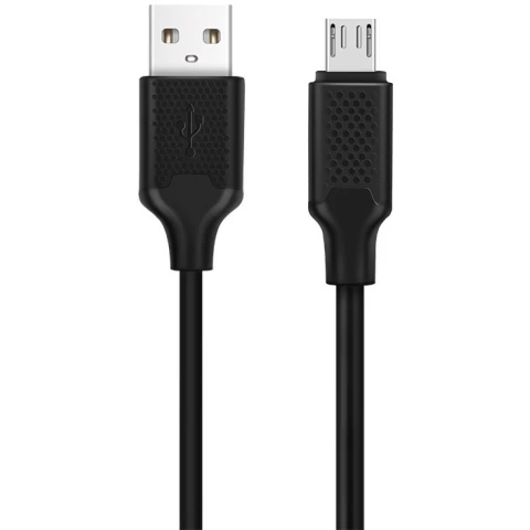 Кабель USB - microUSB, 1м, Harper BCH-321 Black