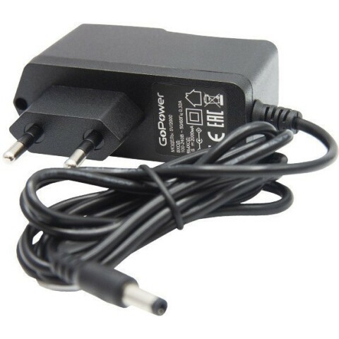 Адаптер питания GoPower 1.0A 12V 5,5x2,5/12мм