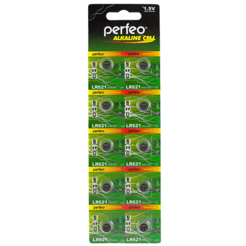 Батарейка Perfeo LR621/10BL (10 шт)