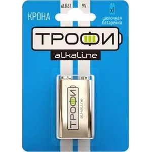 Батарейка Трофи 6LR61-1BL (6LR61, 1 шт)
