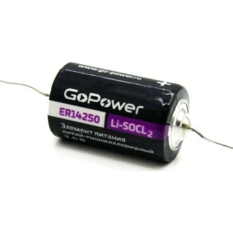 Батарейка GoPower (14250, 1 шт) (00-00015330)