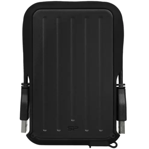 Внешний жёсткий диск 1Tb Silicon Power Armor A66 Black (SP010TBPHD66SS3K)