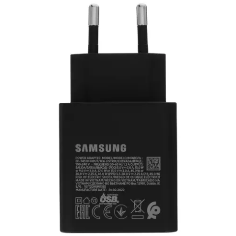 Сетевое зарядное устройство Samsung EP-T4510XBEGRU