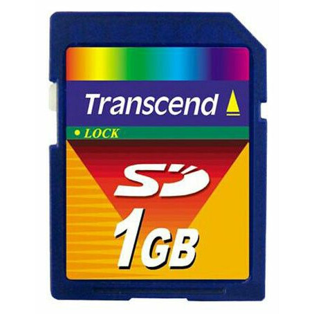 Карта памяти 1Gb SD Transcend (TS1GSDC)