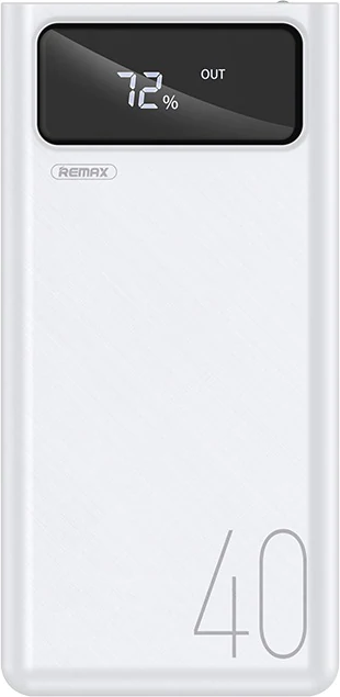 Внешний аккумулятор Remax Power Bank RPP-113 40000 мА⋅ч, белый