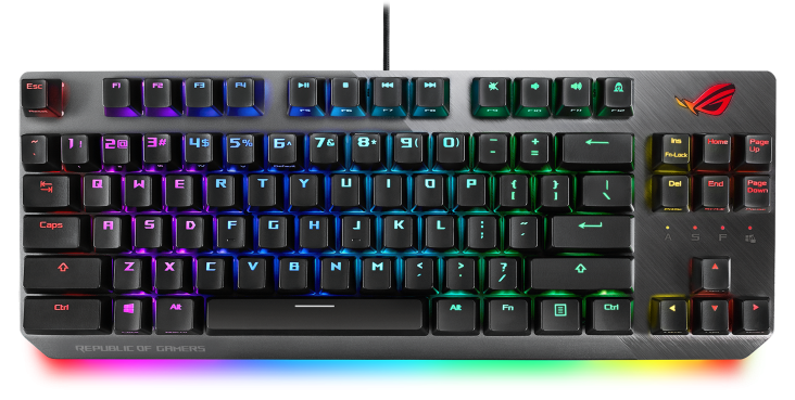 Игровая клавиатура Asus Rog Strix Scope NX TKL механическая, черный 