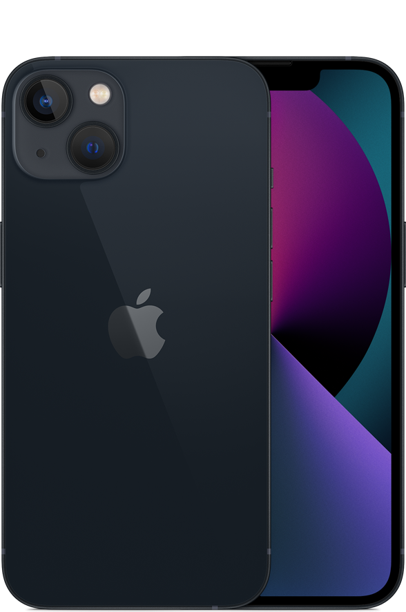 iPhone 13 128 GB (nano-SIM+eSIM), чёрный
