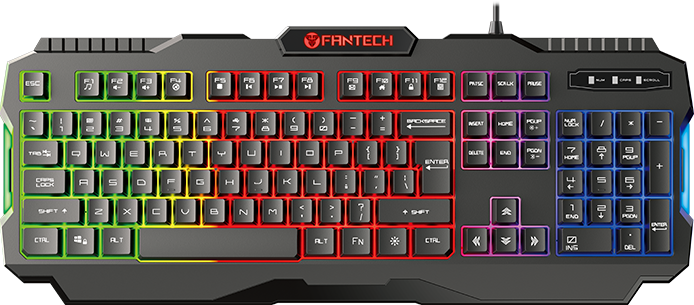 Клавиатура Fantech Hunter Pro K511 мембраная, черный