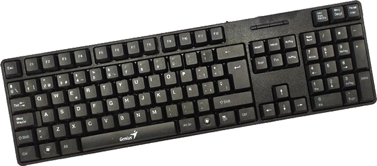 Клавиатура Genius KB-10 мембранная, черный