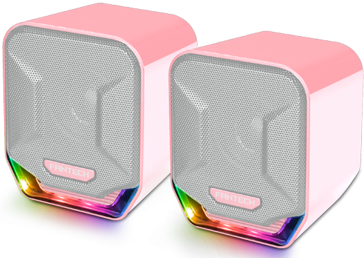 Колонки Fantech Sonar GS202 RGB, розовый