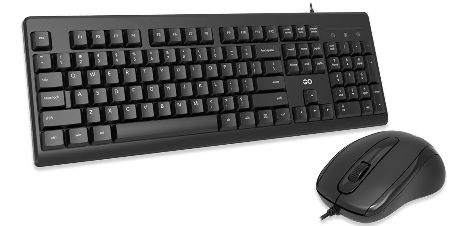 Комплект клавиатура + мышь Fantech GO KM103, черный