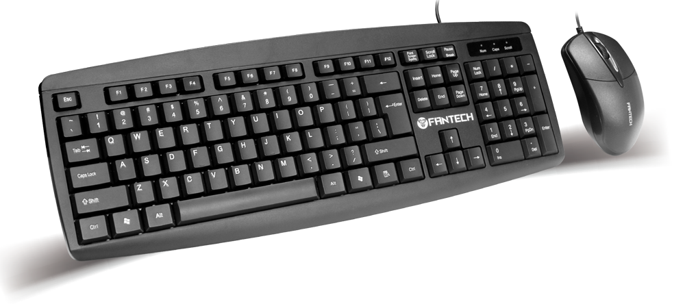 Комплект клавиатура + мышь Fantech KM-100, черный