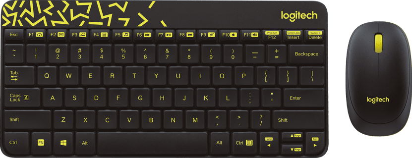 Комплект клавиатура + мышь Logitech MK240 Nano, чёрный