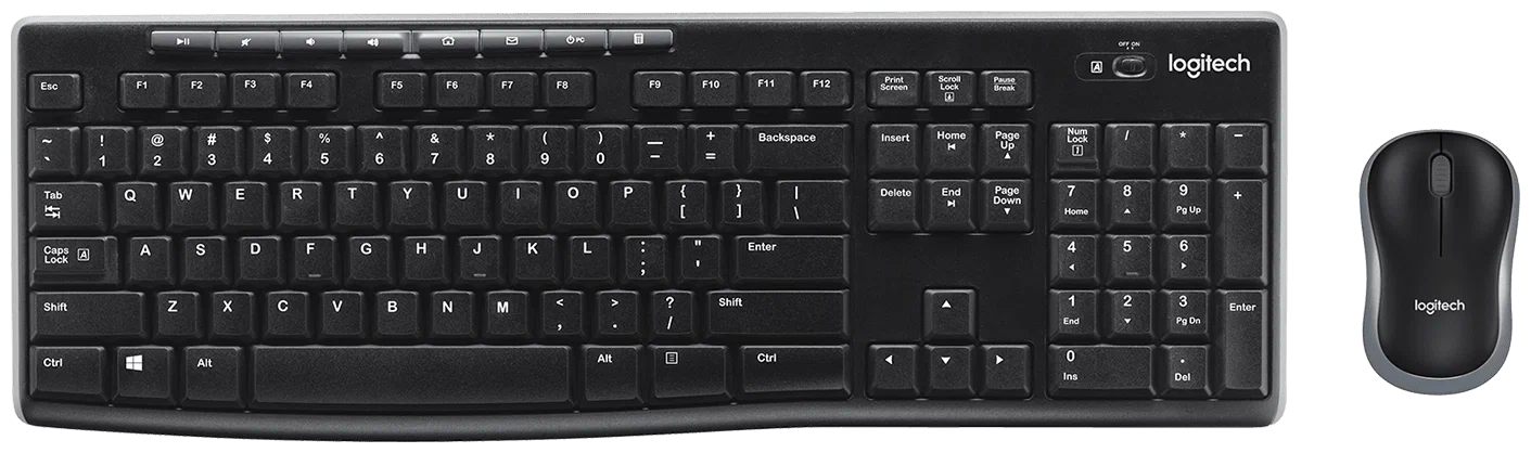 Комплект клавиатура + мышь Logitech MK270