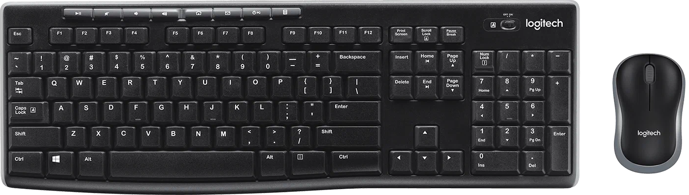 Комплект клавиатура + мышь Logitech Wireless Combo MK270