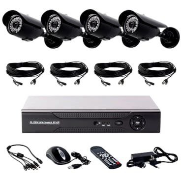 Комплект видеонаблюдения Dahua IP 4 MP, 4 камеры