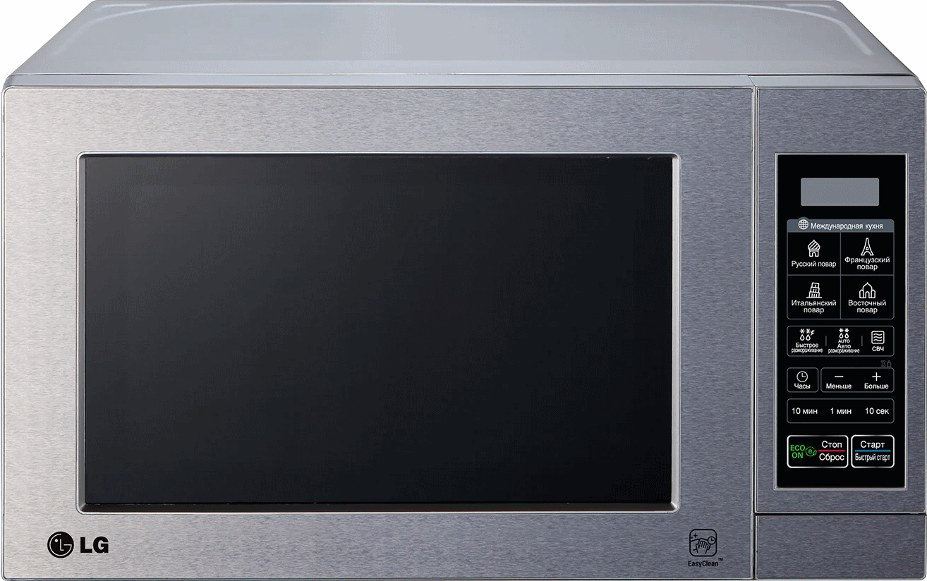 Микроволновая печь LG MS2044V, серебристый