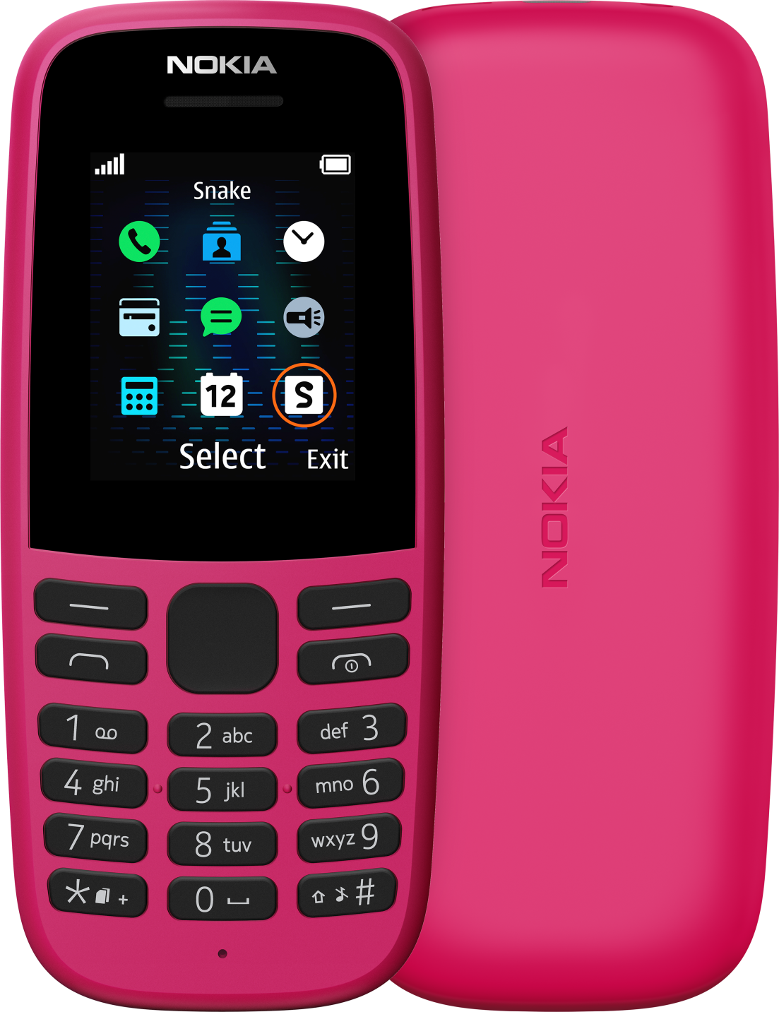 Nokia 105 Dual sim (2017), розовый